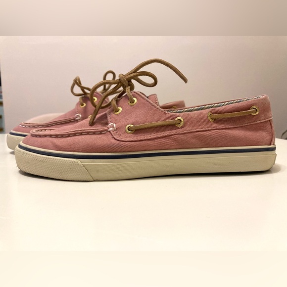Sperry top-sider women’s Bahama 2-eye pink boat shoe - Picture 2 of 7